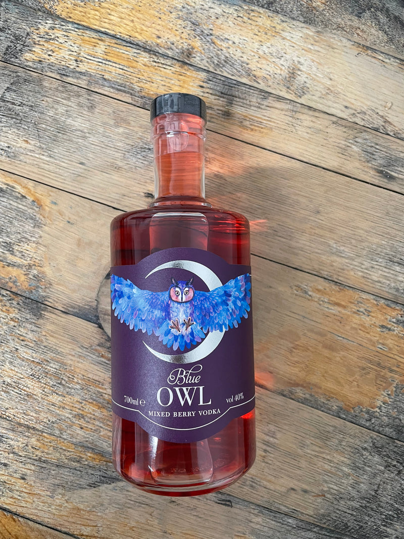 Blue Owl Vodka with Mixed Berry